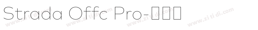 Strada Offc Pro字体转换 Strada Offc Pro字体转换